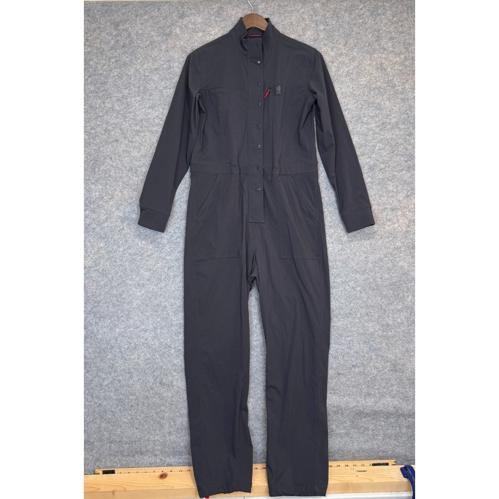 Topo Designers Coveralls Womens Medium Utility Performance One Piece Black - Picture 2 of 15